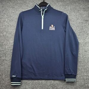 Polo Golf Ralph Lauren Mens Navy Blue 2022 PGA Southern Hills Quarter Zip M